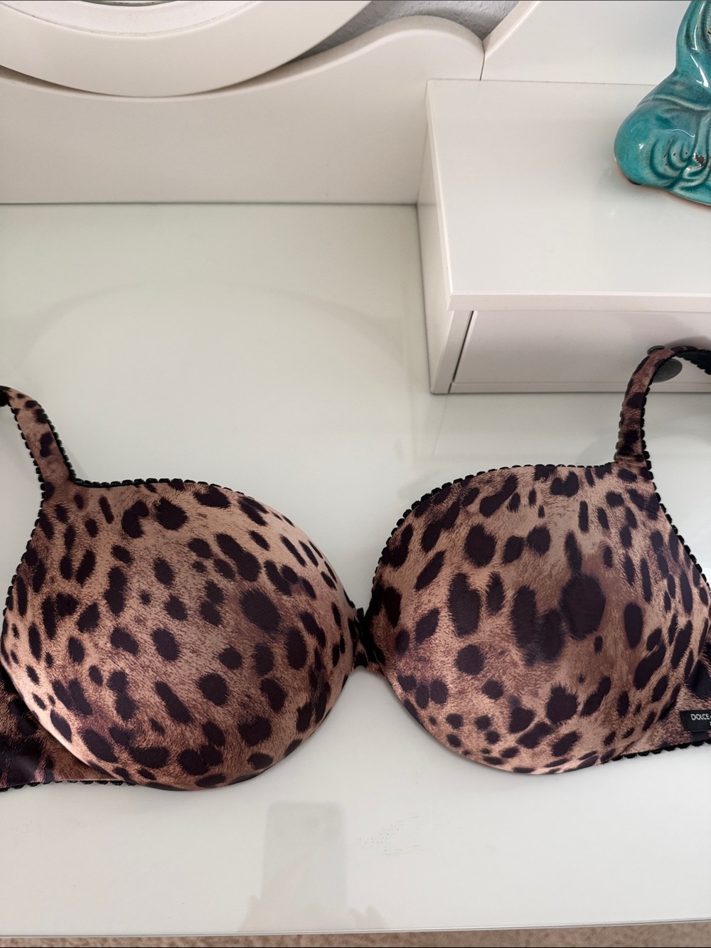 ♥️Skims x Dolce & Gabbana Leopard Print Underwire Bra♥️